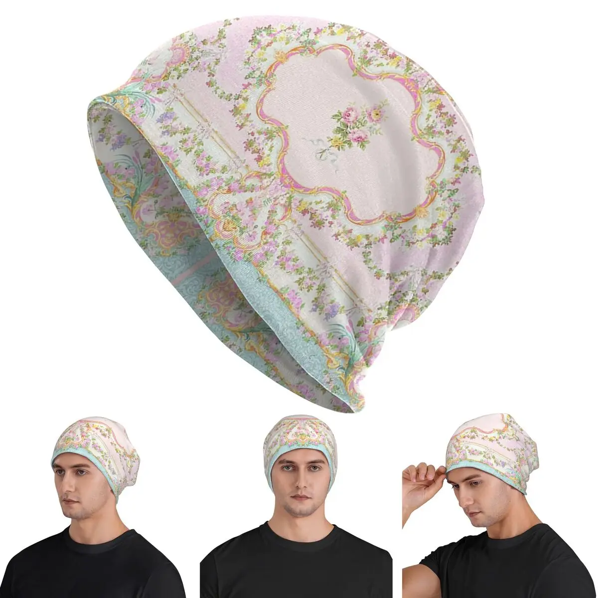 Французские шапки в стиле рококо с цветочной акварельной панелью Skullies, шапки, теплая осенне-зимняя уличная шапка, вязаные шапки для взрослых унисекс
Французские шапки в стиле рококо с цветочной акварельной панелью Skullies, шапки, теплая осенне-зимняя уличная шапка, вязаные шапки для взрослых унисекс