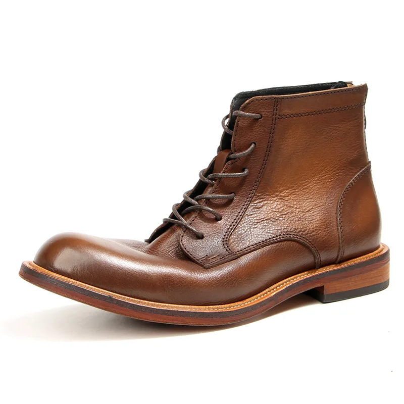 Winter Riding, Equestrian Boots for Men High Quality Genuine Leather Chelsea Boots Fashion Lace-up Outdoor Motorcycle Boots
Winter Riding, Equestrian Boots for Men High Quality Genuine Leather Chelsea Boots Fashion Lace-up Outdoor Motorcycle Boots