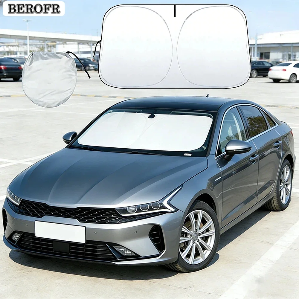 Car Windshield Sun Shade For KIA K5 QL Carnival K2 K3 K4 K8 Sunshade Sun Visor Protector Foldable Blocks UV Rays
Car Windshield Sun Shade For KIA K5 QL Carnival K2 K3 K4 K8 Sunshade Sun Visor Protector Foldable Blocks UV Rays