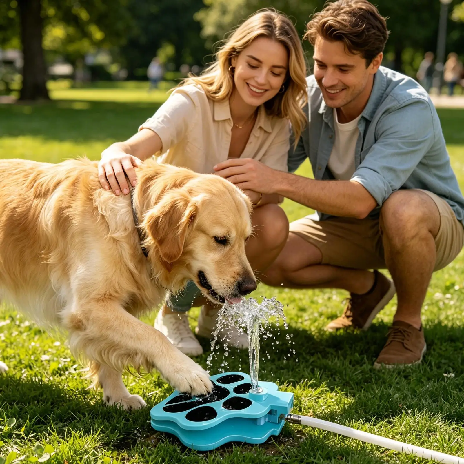 Dog Sprinkler Paw Activated Pedal Control Interactive Hydration Outdoor Pet Drinking Dispenser For Small Medium Puppy Shelter
Dog Sprinkler Paw Activated Pedal Control Interactive Hydration Outdoor Pet Drinking Dispenser For Small Medium Puppy Shelter