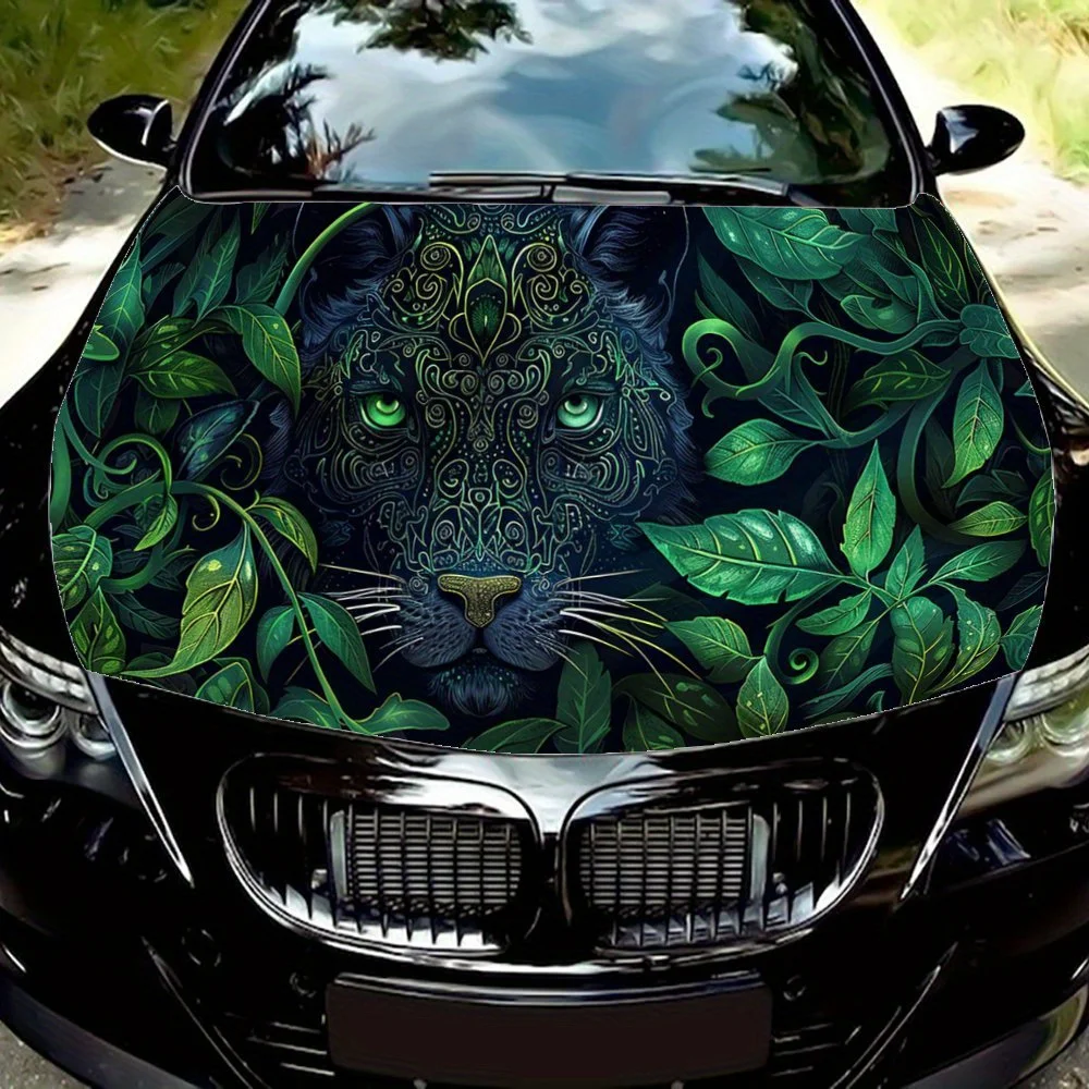 Green Forest and Panther Leopard Car Hood Wrap Color Vinyl Sticker Truck Graphic Bonnet Auto Accessories Decoration Decal Gift
Green Forest and Panther Leopard Car Hood Wrap Color Vinyl Sticker Truck Graphic Bonnet Auto Accessories Decoration Decal Gift