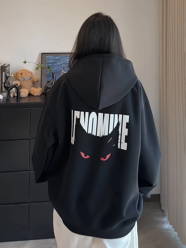 American Style Heavyweight Black Hoodie Men's Autumn Fashion Demon Eye Print Jacket Hard High Street Hooded Sweatshirt
American Style Heavyweight Black Hoodie Men's Autumn Fashion Demon Eye Print Jacket Hard High Street Hooded Sweatshirt
