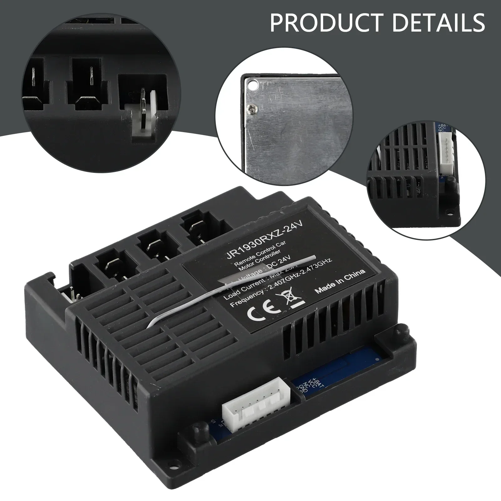 Приемник для детей. Обновите свою езду на игрушке с блоком управления приемником JR1930RXZ 24 В для детского электромобиля.
Приемник для детей. Обновите свою езду на игрушке с блоком управления приемником JR1930RXZ 24 В для детского электромобиля.