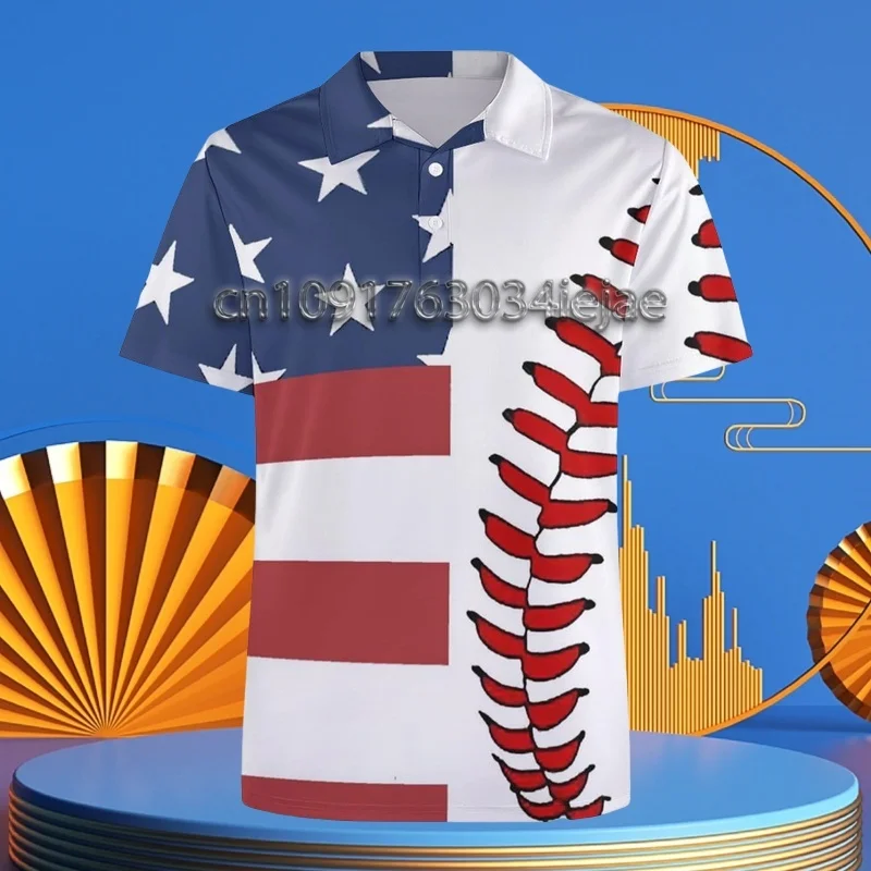 MOTO-Fashion USA Flag Pattern Polo Shirt For Men 3D Print Short Sleeves T-shirt Hot Sale Street Button Loose Lapel T Shirts
MOTO-Fashion USA Flag Pattern Polo Shirt For Men 3D Print Short Sleeves T-shirt Hot Sale Street Button Loose Lapel T Shirts