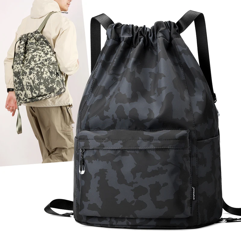 Waterproof Drawstring Basketball Bag Large Capacity Unisex Outdoor Travel Fitness Backpack Mountain Climbing Bag Lightweight
Waterproof Drawstring Basketball Bag Large Capacity Unisex Outdoor Travel Fitness Backpack Mountain Climbing Bag Lightweight