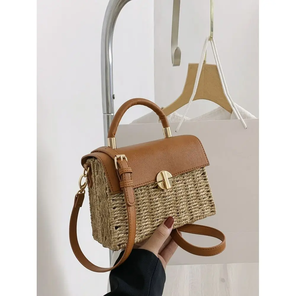 New Woven Women Vacation Shoulder Bag Fashion Splice Bag, Straw Purse, Straw Beach Bag, Beach Necessities, Beach Essentials,Bea
New Woven Women Vacation Shoulder Bag Fashion Splice Bag, Straw Purse, Straw Beach Bag, Beach Necessities, Beach Essentials,Bea