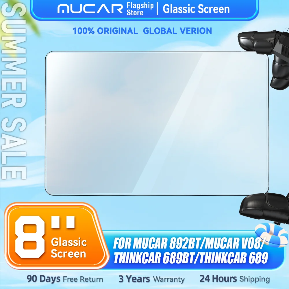 THINKCAR 8" Screen Tempered Glass Protector For THINKCAR 689BT THINKCAR 689 MUCAR 892BT MUCAR VO8 Car Diagnostic Scanner
THINKCAR 8" Screen Tempered Glass Protector For THINKCAR 689BT THINKCAR 689 MUCAR 892BT MUCAR VO8 Car Diagnostic Scanner
