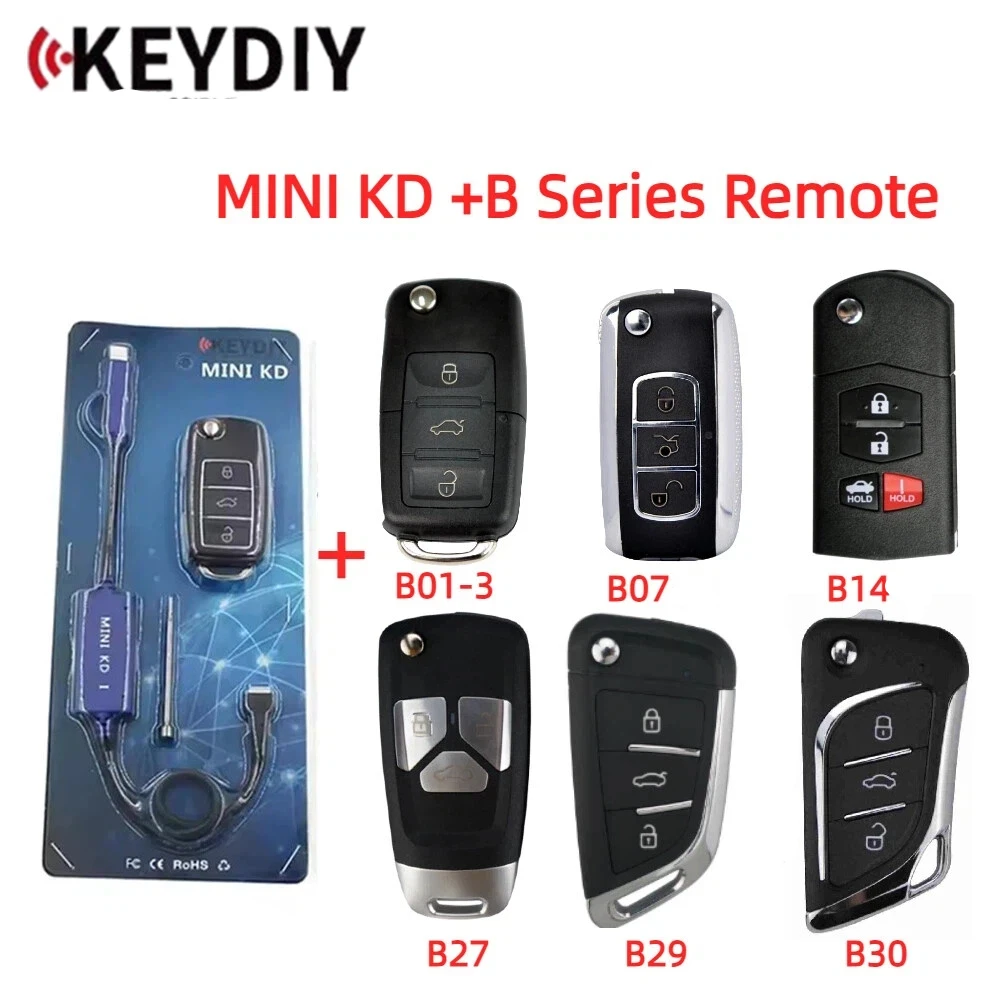 KEYDIY Mini KD Key Generator Remote Maker 1000+ Transponder Smart Remotes For B01 B02 B07 B14 B29 B30 Automotive Key Programming
KEYDIY Mini KD Key Generator Remote Maker 1000+ Transponder Smart Remotes For B01 B02 B07 B14 B29 B30 Automotive Key Programming