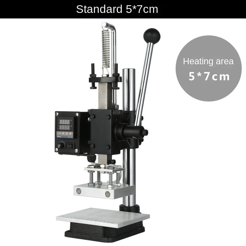 Small Hot Stamping Machine Desktop Manual Hot Press Stamping Leather Cutting Machine Branding Machine
Small Hot Stamping Machine Desktop Manual Hot Press Stamping Leather Cutting Machine Branding Machine