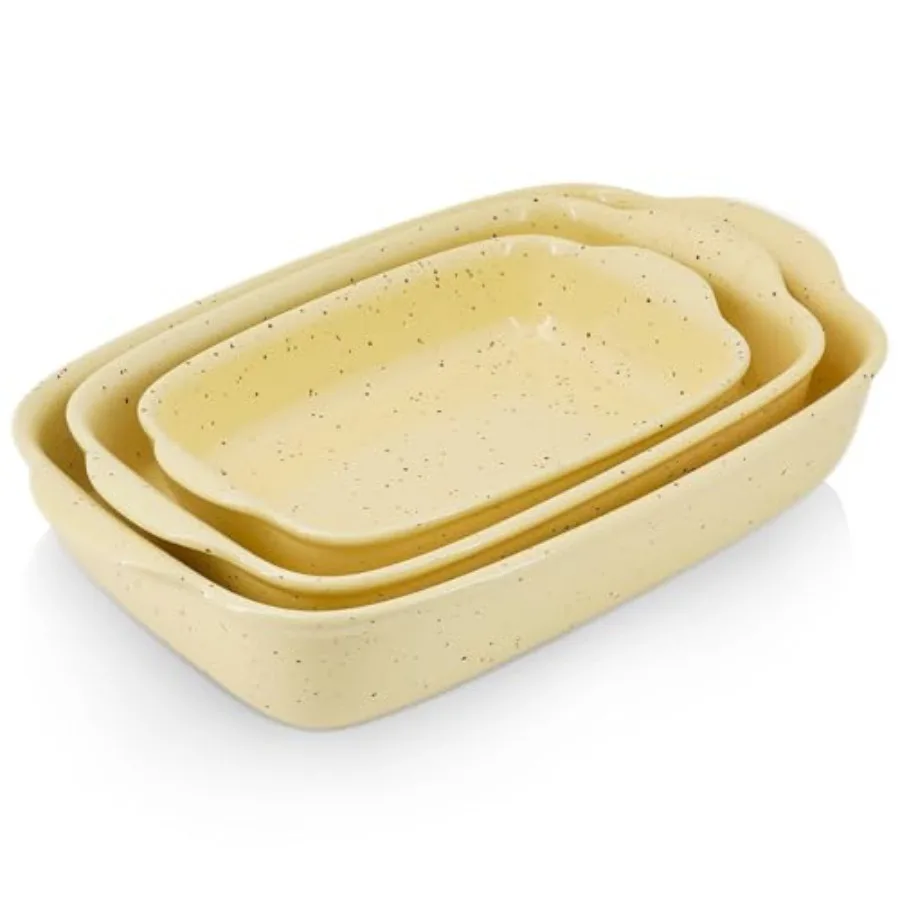 Casrole Dis t of ramic akeware for Oven Recular g Dises wit andles ig eat Resistant Colorful Speckle Stoneware ries 13.8''/12''
Casrole Dis t of ramic akeware for Oven Recular g Dises wit andles ig eat Resistant Colorful Speckle Stoneware ries 13.8''/12''