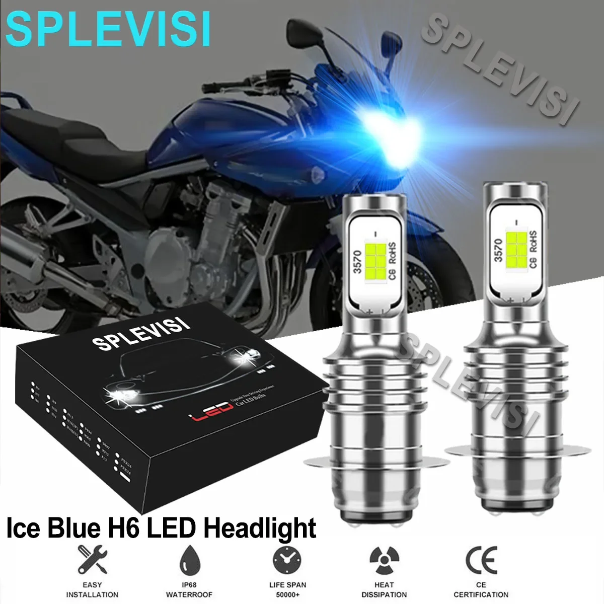 2x 8000K Ice blue LED Headlight Bulbs For Suzuki Vinson 500 2002-2007 King Quad 250 1996-1998 300 1991-2002 700 2005-2007
2x 8000K Ice blue LED Headlight Bulbs For Suzuki Vinson 500 2002-2007 King Quad 250 1996-1998 300 1991-2002 700 2005-2007