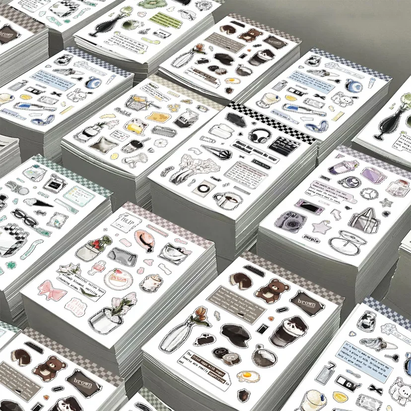 8 Sheets Cartoon Cute Waterproof Paper Sticker Aesthetic DIY Decorative Diary Planner Cup Laptop Phone Scrapbook Kids Stickers
8 Sheets Cartoon Cute Waterproof Paper Sticker Aesthetic DIY Decorative Diary Planner Cup Laptop Phone Scrapbook Kids Stickers