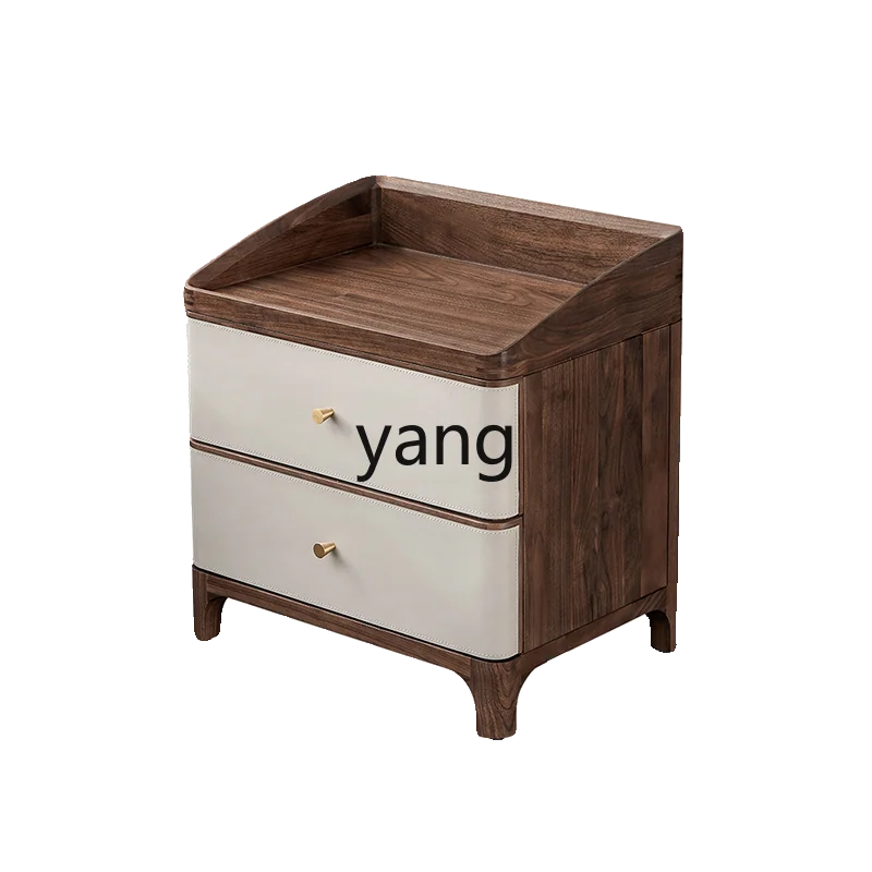 Yjq Black Walnut Solid Wood Bedside Cabinet Modern Simple Home Bedroom Bedside Shelf Chest of Drawer
Yjq Black Walnut Solid Wood Bedside Cabinet Modern Simple Home Bedroom Bedside Shelf Chest of Drawer
