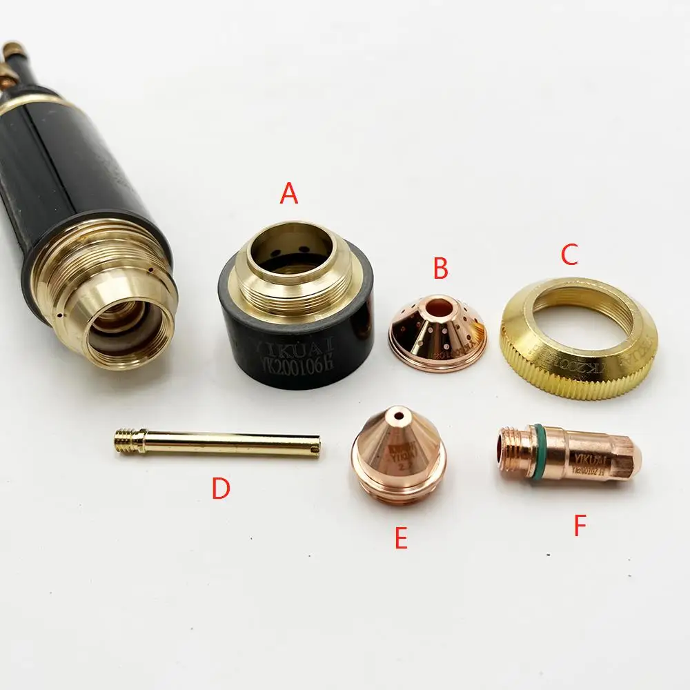 YIKUAI Nozzle Electrode Shield Cap Water Tube YK200H YK200-H HF Pilot Arc CNC Torch Huayuan Plasma Cutter LGK-100 LGK-200 IGBT
YIKUAI Nozzle Electrode Shield Cap Water Tube YK200H YK200-H HF Pilot Arc CNC Torch Huayuan Plasma Cutter LGK-100 LGK-200 IGBT
