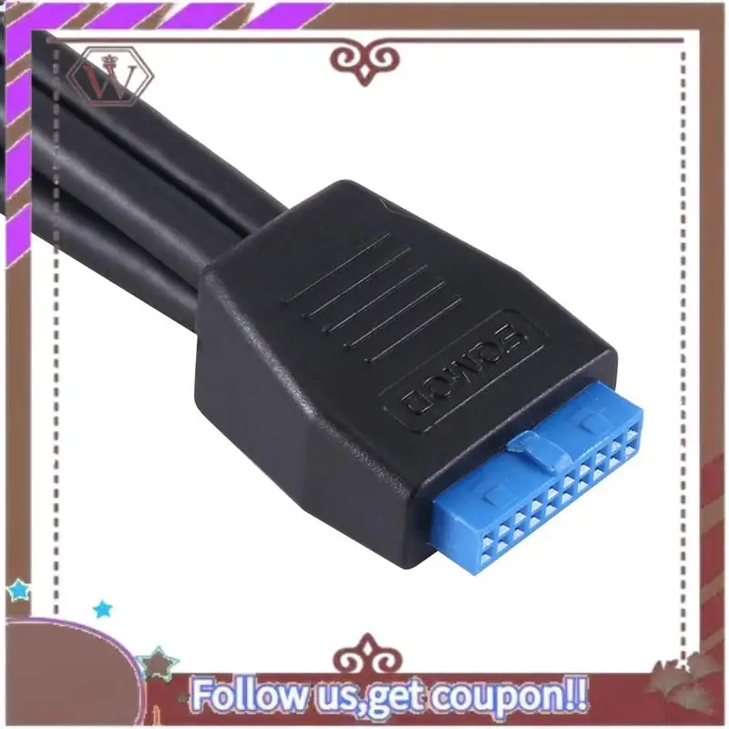 Новейший 2X маленький мини-USB 3.0 19-контактный/20-контактный внутренний удлинительный разъем 1–2 адаптер-разветвитель для материнской платы
Новейший 2X маленький мини-USB 3.0 19-контактный/20-контактный внутренний удлинительный разъем 1–2 адаптер-разветвитель для материнской платы