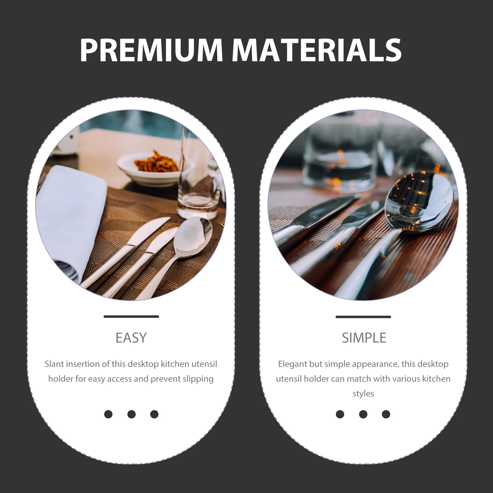 Utensil Holder 3-Tier Cutlery Storage Pp Pet Material Space Saving Desktop Spoon Fork Holder Sturdy Dishware Organizer
Utensil Holder 3-Tier Cutlery Storage Pp Pet Material Space Saving Desktop Spoon Fork Holder Sturdy Dishware Organizer