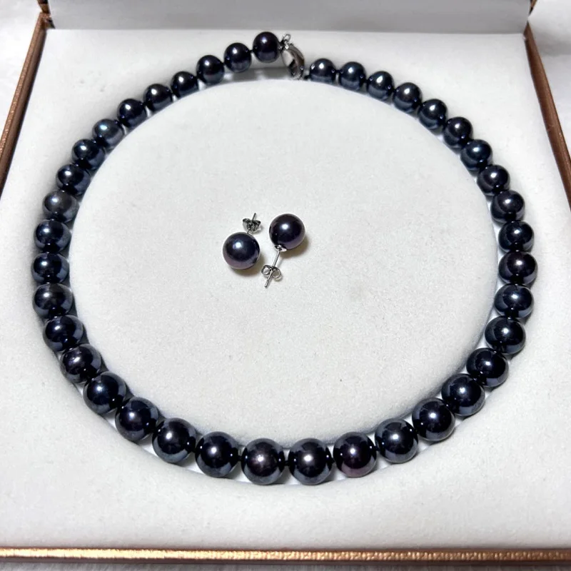 Grace Set Jewelry 18"11-12mm & 11-12mm Earring Round Pearl Necklace 925 Sterling Silver Fine Wedding Gifts for Women Pendants
Grace Set Jewelry 18"11-12mm & 11-12mm Earring Round Pearl Necklace 925 Sterling Silver Fine Wedding Gifts for Women Pendants