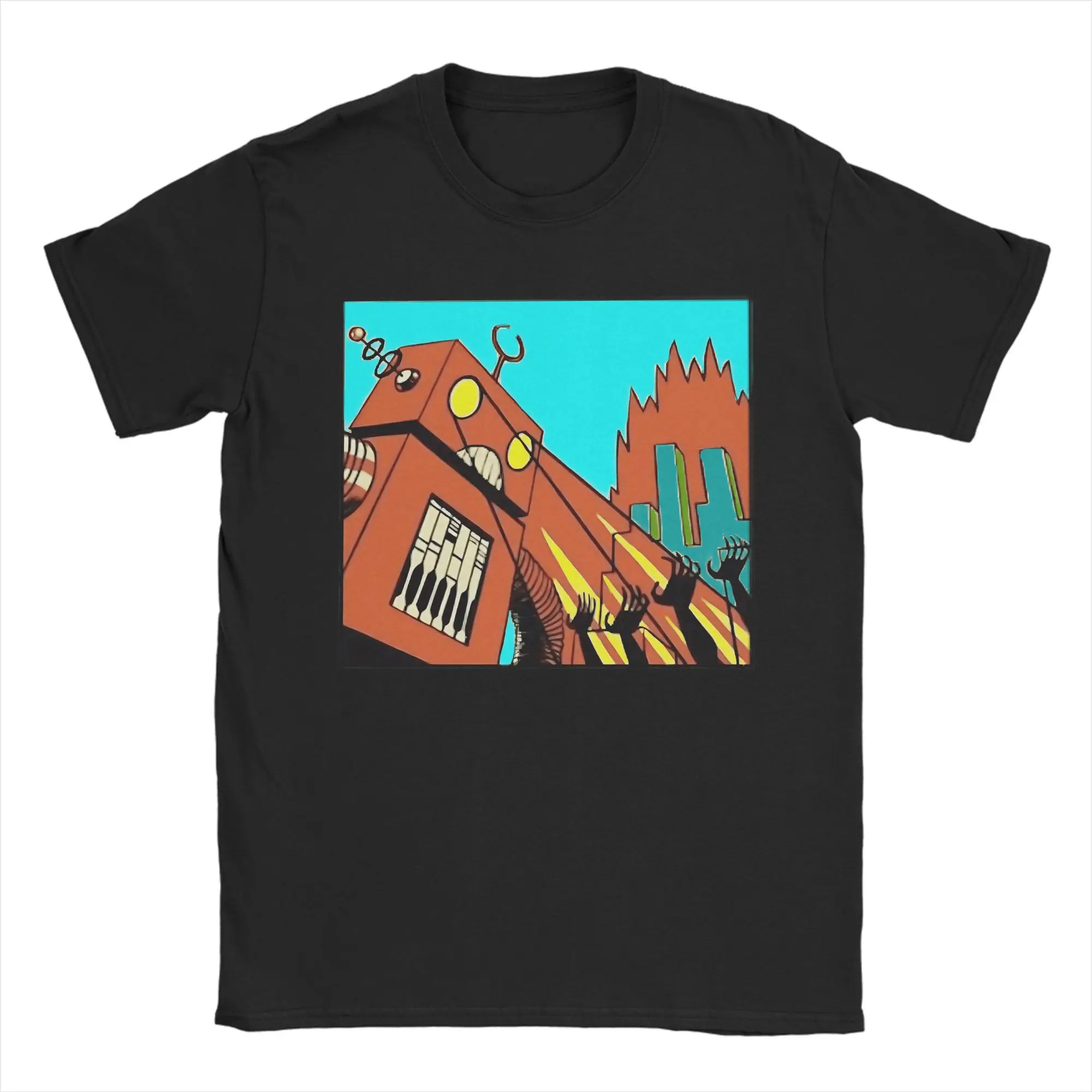 Welcome Our New Robot Overlord Men T Shirt Vintage Tees Short Sleeve Crew Neck T-Shirts Cotton 4XL 5XL 6XL Tops
Welcome Our New Robot Overlord Men T Shirt Vintage Tees Short Sleeve Crew Neck T-Shirts Cotton 4XL 5XL 6XL Tops