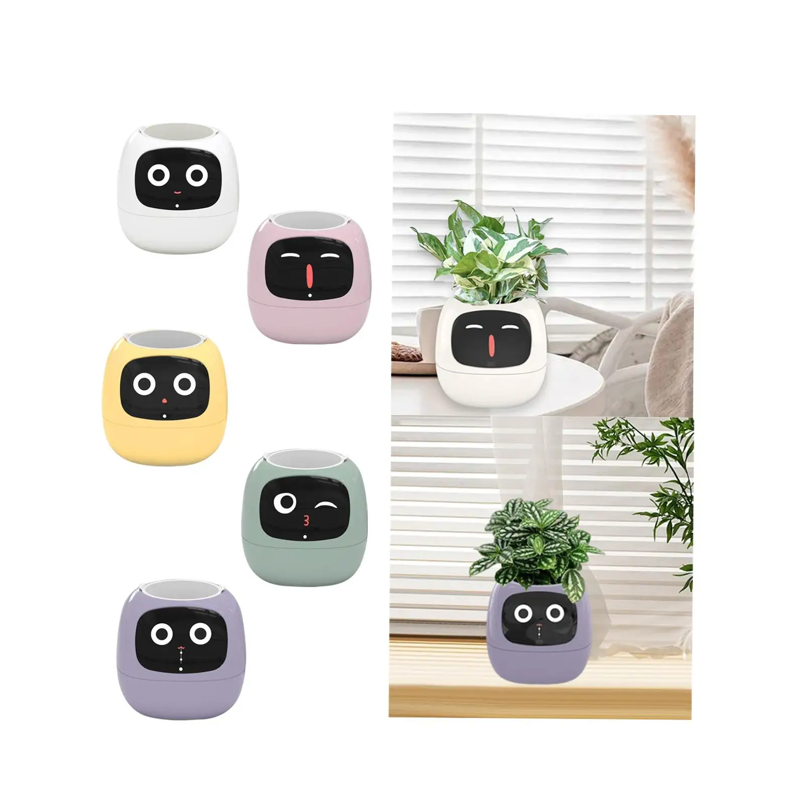 Smart Flowerpot Adorable Smart Plant Pot for Indoor Plants for Indoor Gifts
Smart Flowerpot Adorable Smart Plant Pot for Indoor Plants for Indoor Gifts