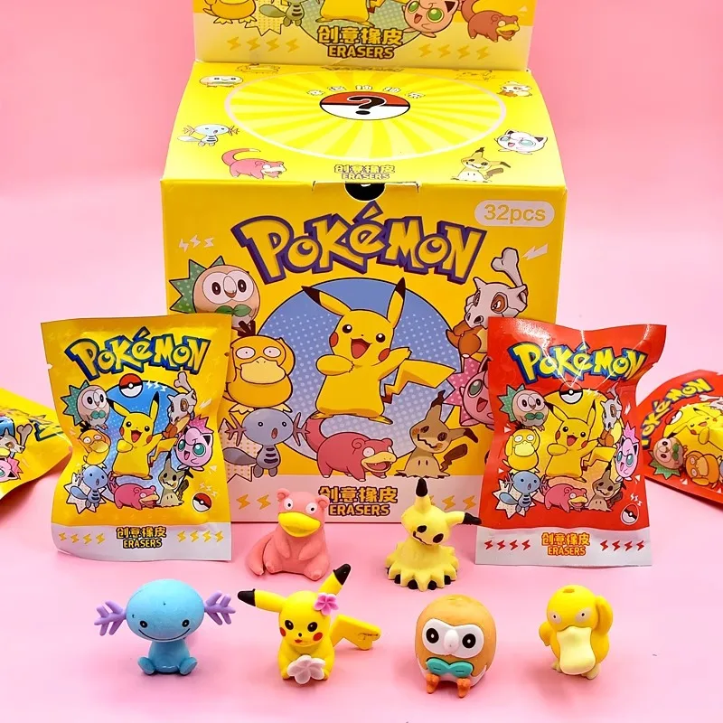 Pokemon Blind Bag Eraser Random Surprise Pack Cute Cartoon INS Style Kawaii Stationery Toy for Kids Gift
Pokemon Blind Bag Eraser Random Surprise Pack Cute Cartoon INS Style Kawaii Stationery Toy for Kids Gift