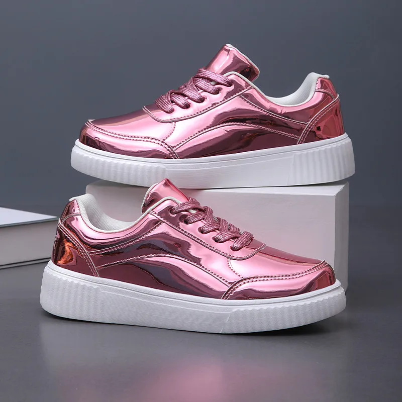Fashion Mirrors Pink Casual Sneaker Shoes Women Comfortable Light Plus Size 44 Women's Sneaker Low Cut Platform Skateboard Shoes
Fashion Mirrors Pink Casual Sneaker Shoes Women Comfortable Light Plus Size 44 Women's Sneaker Low Cut Platform Skateboard Shoes