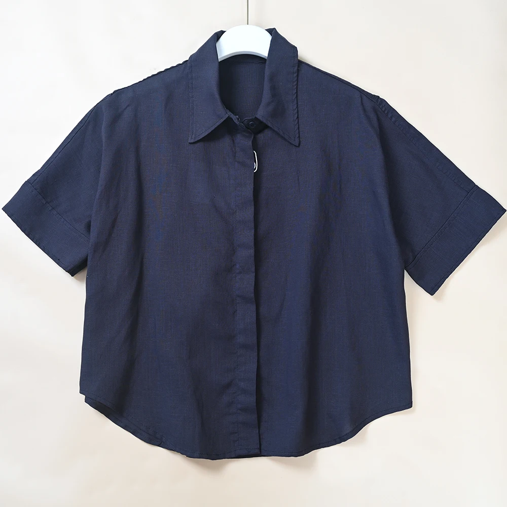 Nordic Style Women's Summer Commute Short Shirt Loose Casual Loose Fit Hidden Button Closure Casual Fashion Spring Season
Nordic Style Women's Summer Commute Short Shirt Loose Casual Loose Fit Hidden Button Closure Casual Fashion Spring Season