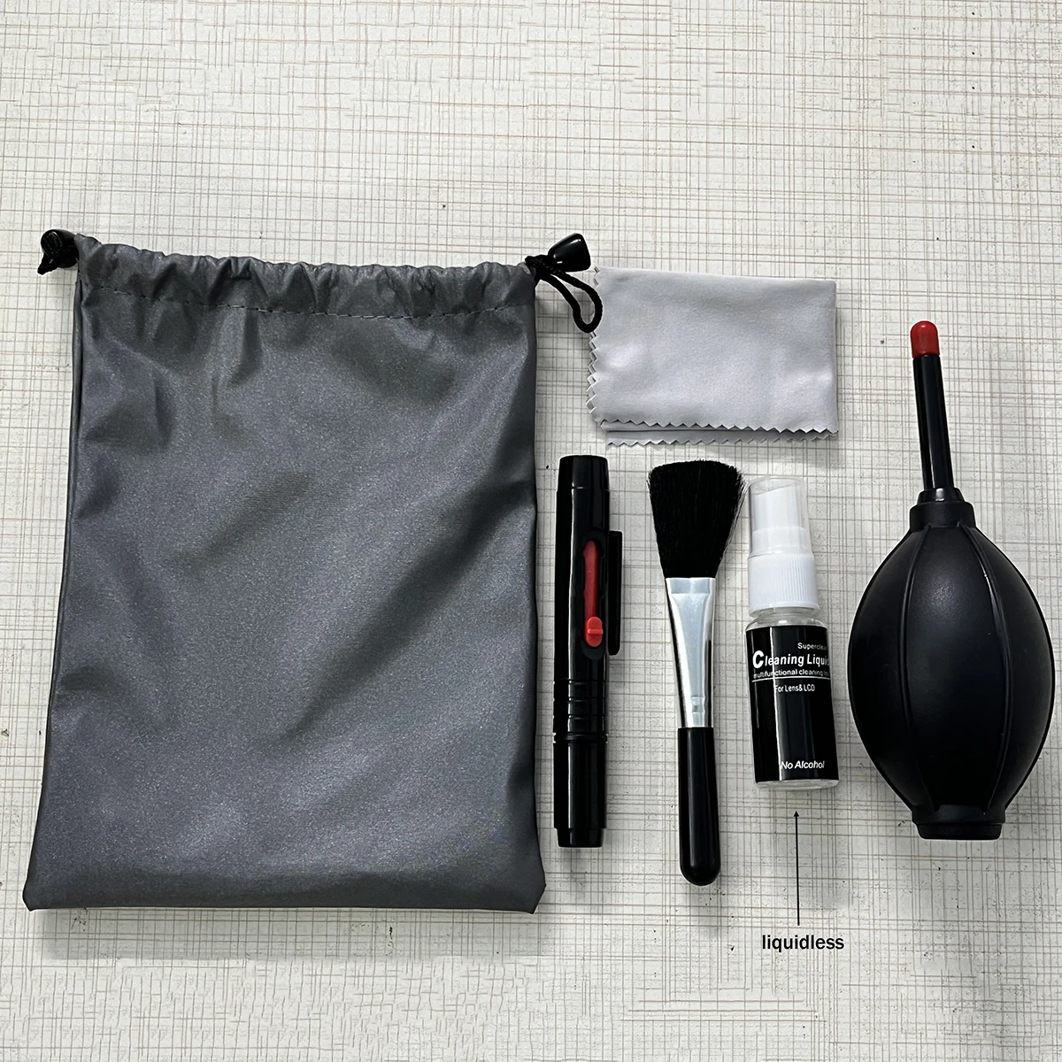 6-in-1 Professional Camera Cleaning Kit Deeply Clean High-quality Electronics Air Blaster Pump for Mobile Phone Tablets Laptop
6-in-1 Professional Camera Cleaning Kit Deeply Clean High-quality Electronics Air Blaster Pump for Mobile Phone Tablets Laptop