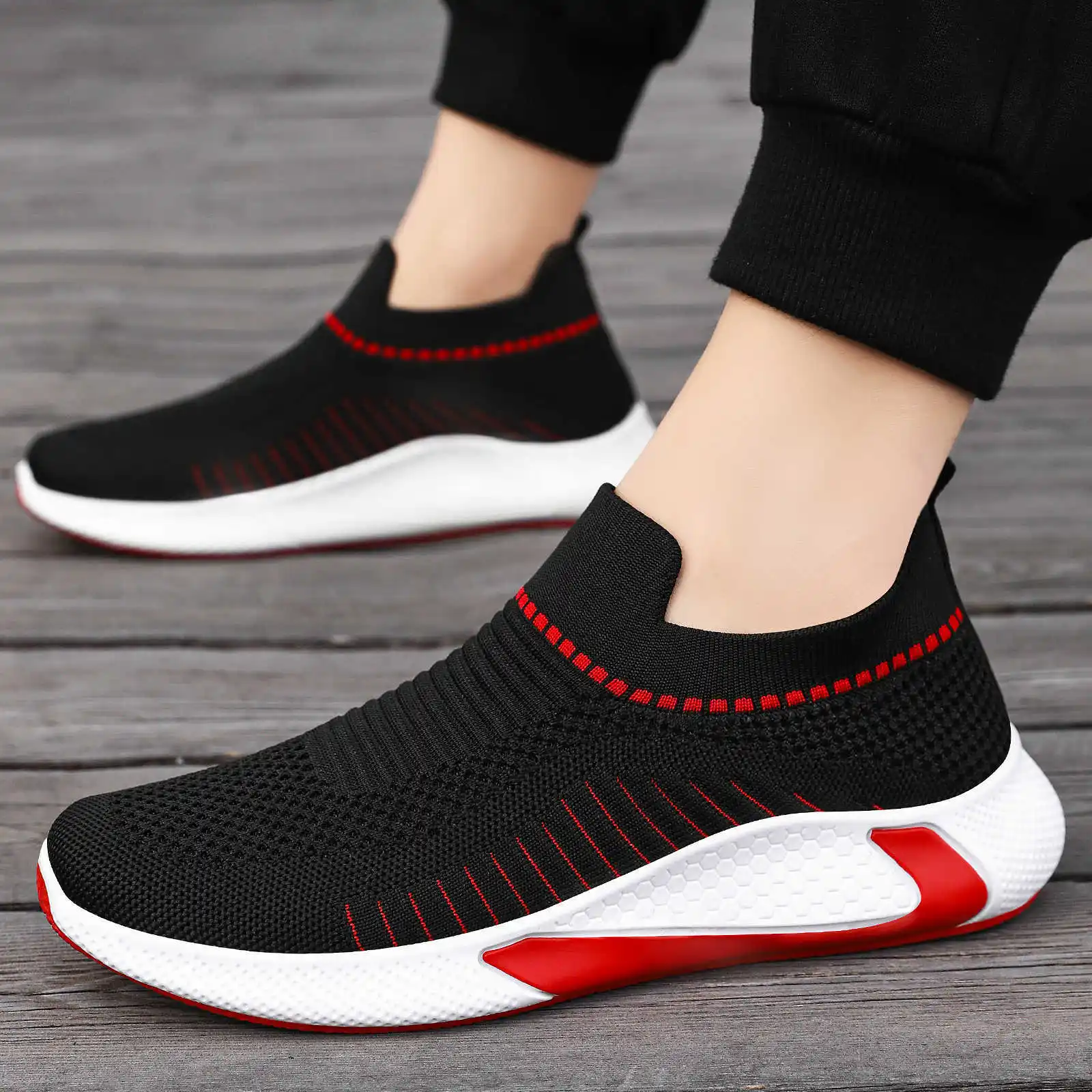 Spring Summer Fashion Men Mesh Breathable Comfortable Slip on Platform Wedges Non-slip Flats Sneakers Women Plus Size 39-44
Spring Summer Fashion Men Mesh Breathable Comfortable Slip on Platform Wedges Non-slip Flats Sneakers Women Plus Size 39-44