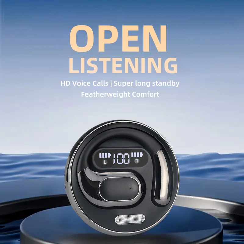K03 round Charging Case Dual-Sided Magnetic Ear-Hanging Bluetooth 5.4 Headphones Stereo Sound 16mm Composite Membrane Speaker
K03 round Charging Case Dual-Sided Magnetic Ear-Hanging Bluetooth 5.4 Headphones Stereo Sound 16mm Composite Membrane Speaker