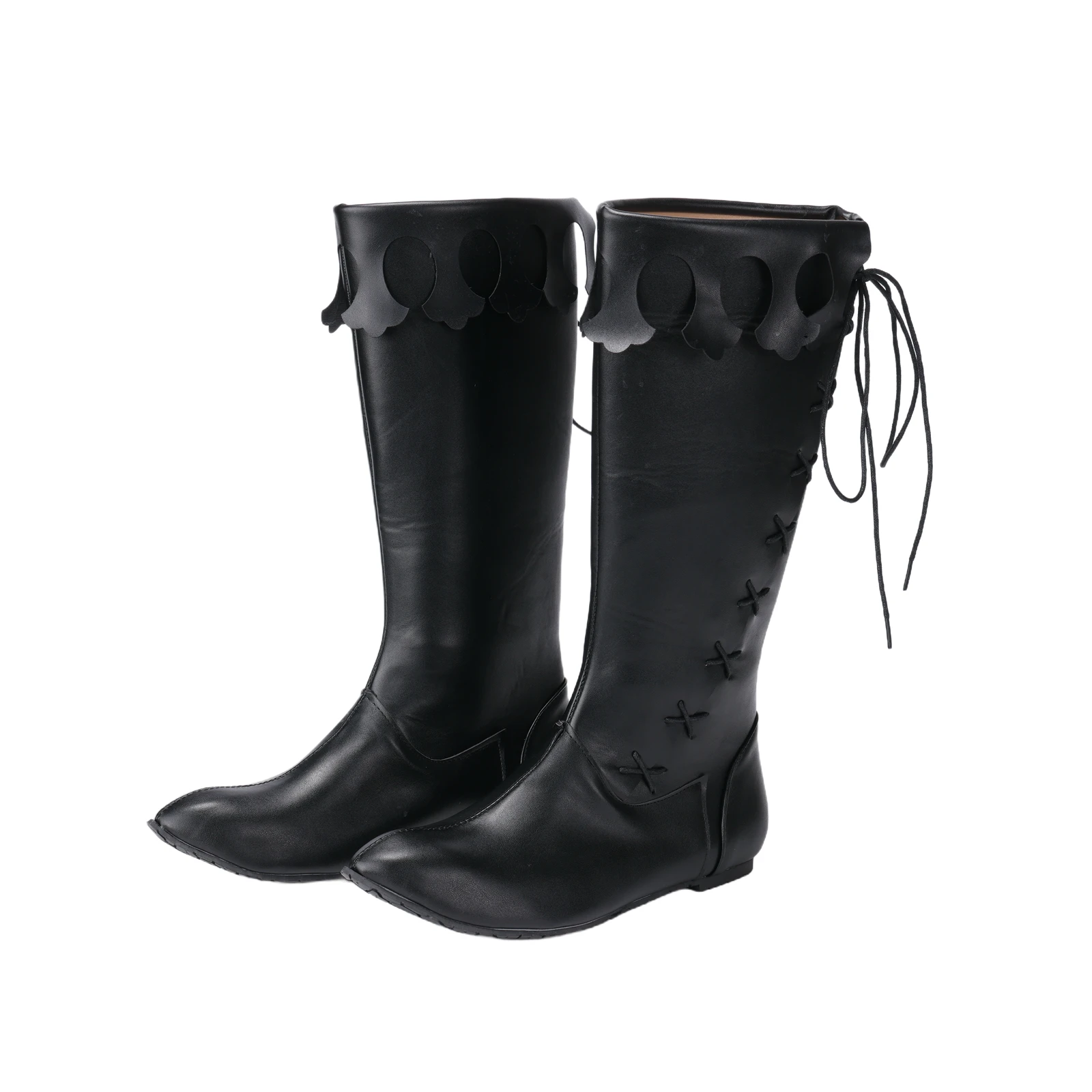 Gothic Medieval Commander Calf Boots Unisex Pirate Cosplay Halloween Party Shoes
Gothic Medieval Commander Calf Boots Unisex Pirate Cosplay Halloween Party Shoes