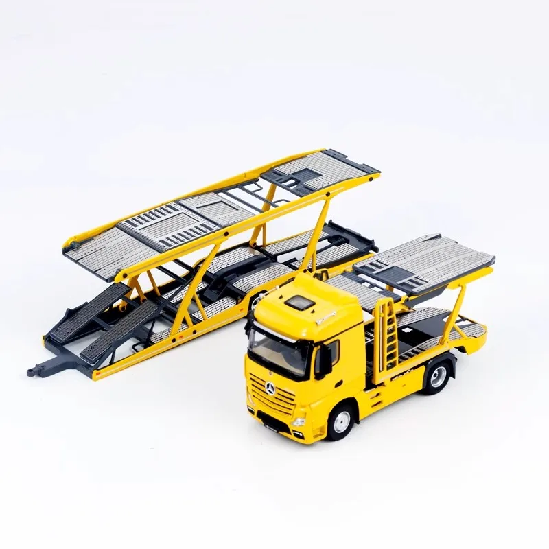 1:64 Double-layer trailer freight trailer transport vehicle alloy simulation car model collection ornament toy, adult decoration
1:64 Double-layer trailer freight trailer transport vehicle alloy simulation car model collection ornament toy, adult decoration