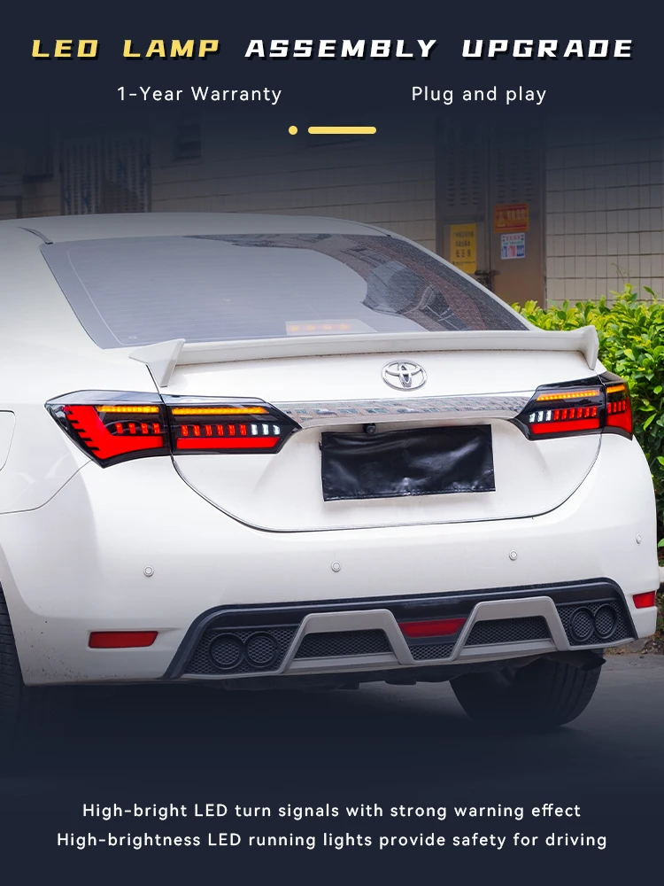 Задние фонари для Toyota 2019-2023 Corolla, задний фонарь DRL, задний фонарь, указатель поворота, светодиодные лампы, модифицированный тормоз, автоматические автомобильные аксессуары
Задние фонари для Toyota 2019-2023 Corolla, задний фонарь DRL, задний фонарь, указатель поворота, светодиодные лампы, модифицированный тормоз, автоматические автомобильные аксессуары