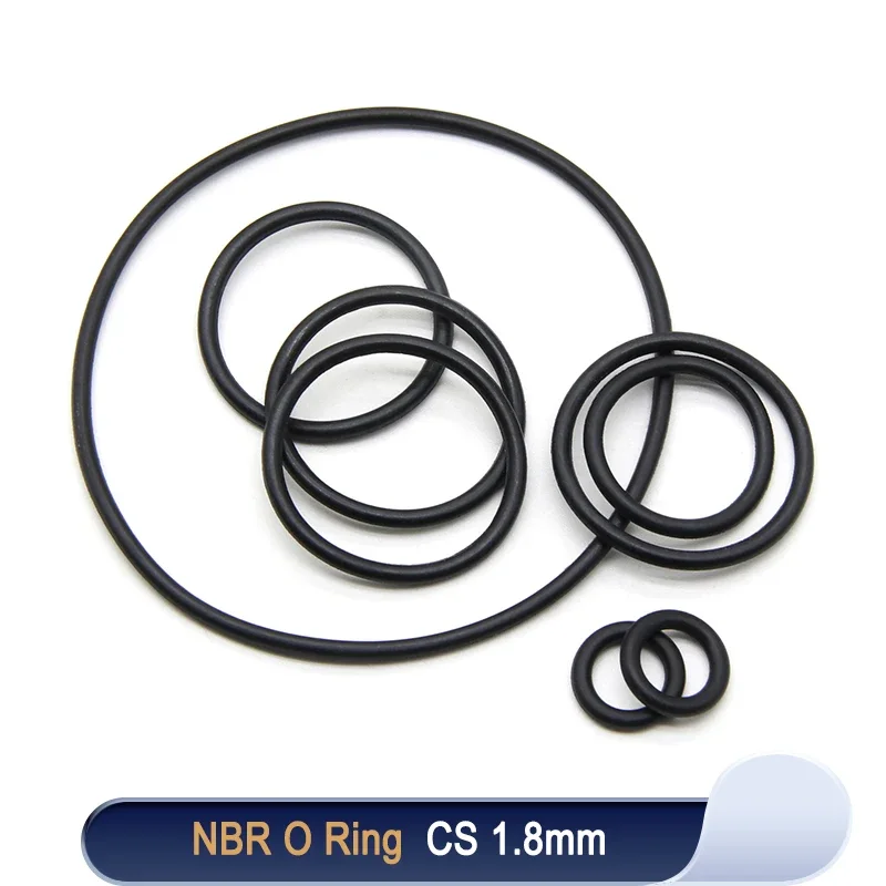 10/50pcs NBR O Ring Nitrile Rubber Gasket CS 1.8mm ID 1.8~71mm Black Round O Type Corrosion Oil Resist Sealing Washer
10/50pcs NBR O Ring Nitrile Rubber Gasket CS 1.8mm ID 1.8~71mm Black Round O Type Corrosion Oil Resist Sealing Washer