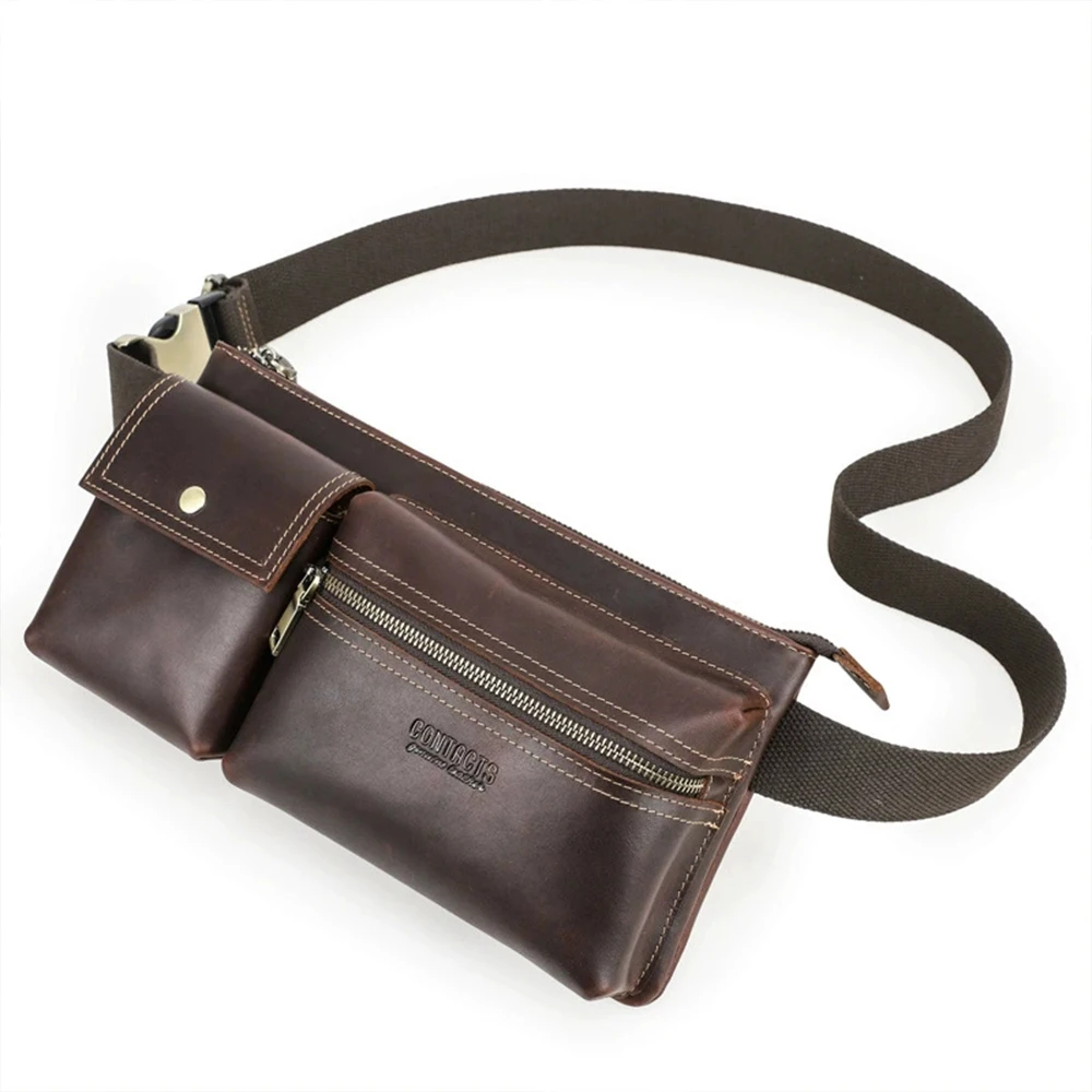 Multifunctional Genuine Leather Mobile Phone Waist Bag Top Layer Cowhide Multi-Pocket Buckle Men's Wear-Resistant Storage Wallet
Multifunctional Genuine Leather Mobile Phone Waist Bag Top Layer Cowhide Multi-Pocket Buckle Men's Wear-Resistant Storage Wallet
