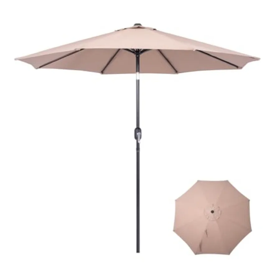 Backyard Expressions 9 ft. Patio Umbrella, Market Table Umbrella w/Tilt and Crank, 8 Ribs
Backyard Expressions 9 ft. Patio Umbrella, Market Table Umbrella w/Tilt and Crank, 8 Ribs