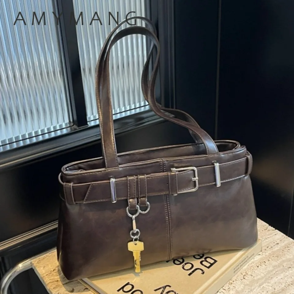 Retro Underarm Shoulder Bag with Key Hot Sale Hand Tote Bags for Women Girls HIgh Quality Pu Leather Women's Handbags Sac A Main
Retro Underarm Shoulder Bag with Key Hot Sale Hand Tote Bags for Women Girls HIgh Quality Pu Leather Women's Handbags Sac A Main