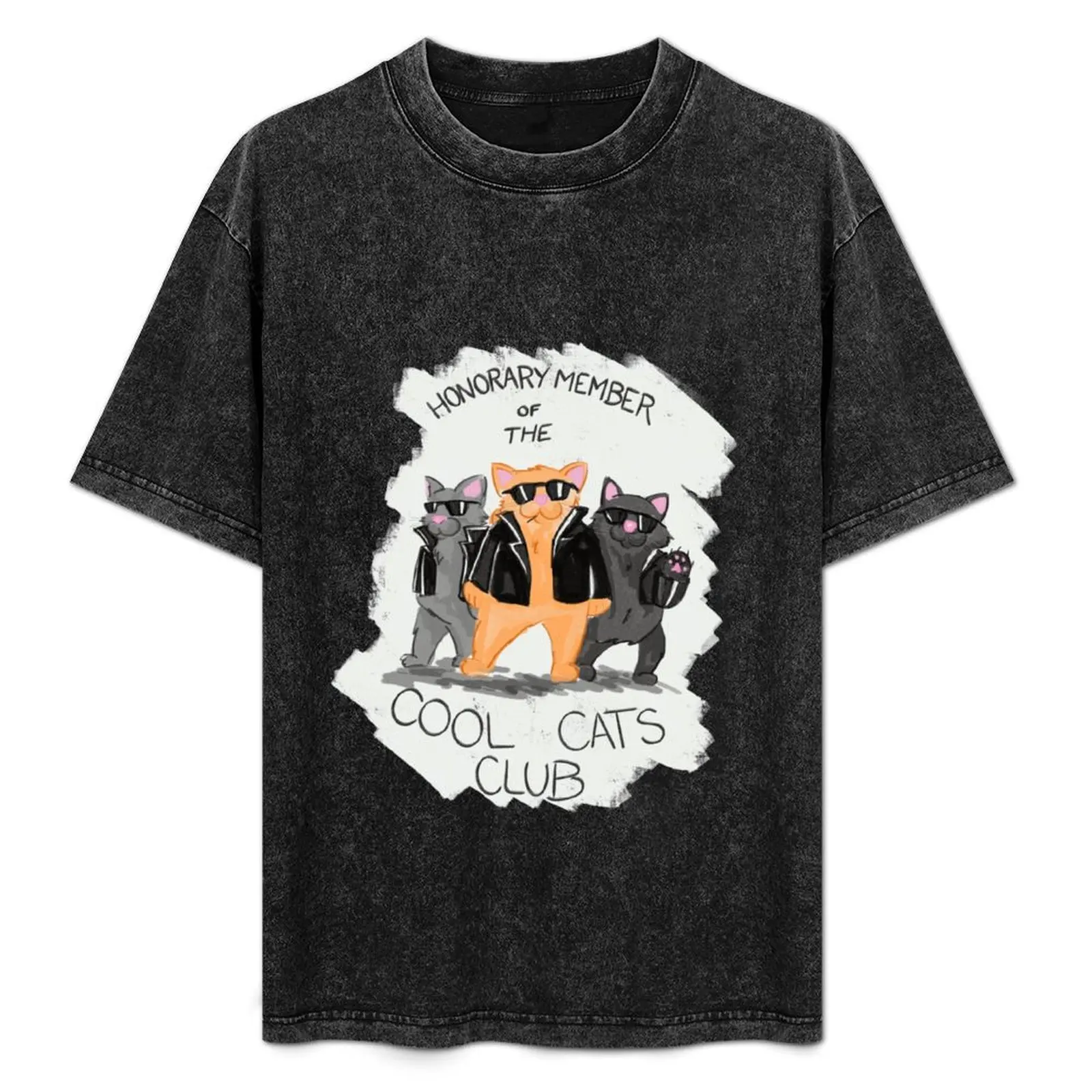 Cool Cats Club T-Shirt Basic Plain Tee for Spring and Summer
Cool Cats Club T-Shirt Basic Plain Tee for Spring and Summer