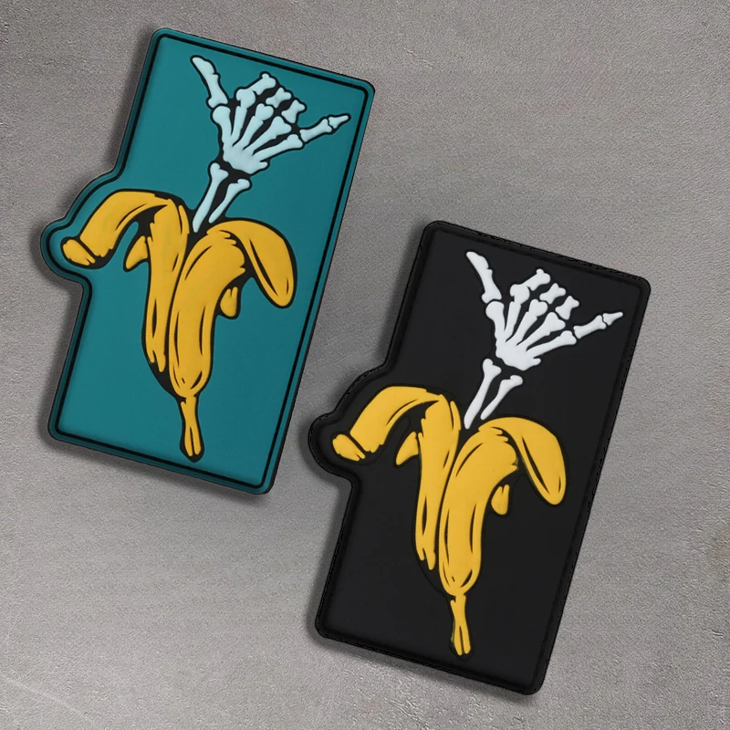 Banana Skeleton Morale Badge Fun Banana Skull palm Tactical Patches Creative PVC Hook&Loop Emblem Tactical Backpack Accessories
Banana Skeleton Morale Badge Fun Banana Skull palm Tactical Patches Creative PVC Hook&Loop Emblem Tactical Backpack Accessories
