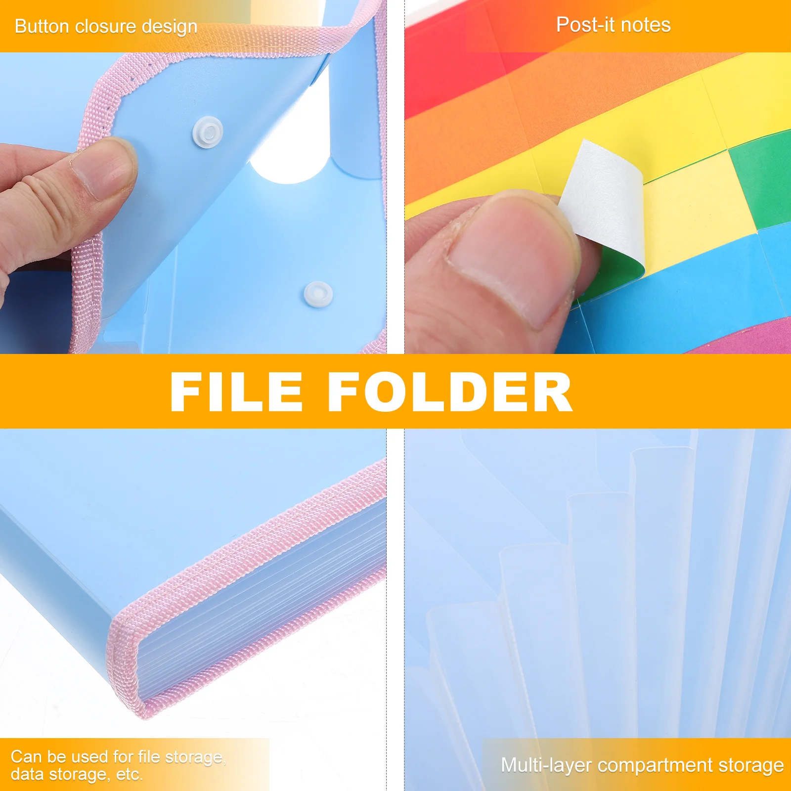 Plastic Accordion Bag A4 Size Multi layer File ganizer Document ganizer Portable Storage Home A4 File Holder Office
Plastic Accordion Bag A4 Size Multi layer File ganizer Document ganizer Portable Storage Home A4 File Holder Office