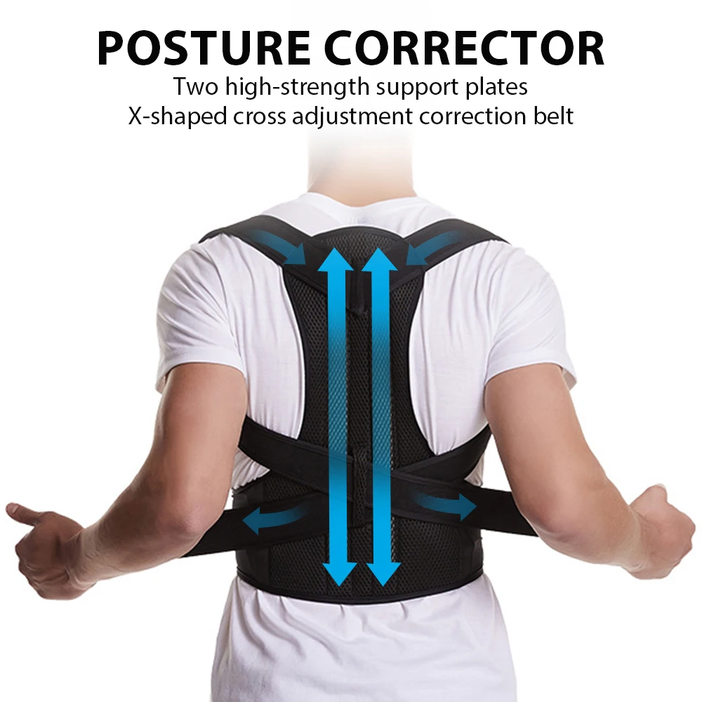 Back Brace Posture Corrector for Women & Men, Adjustable Back Lumbar Support Belt Shoulder Posture Support for Improve Scoliosis
Back Brace Posture Corrector for Women & Men, Adjustable Back Lumbar Support Belt Shoulder Posture Support for Improve Scoliosis