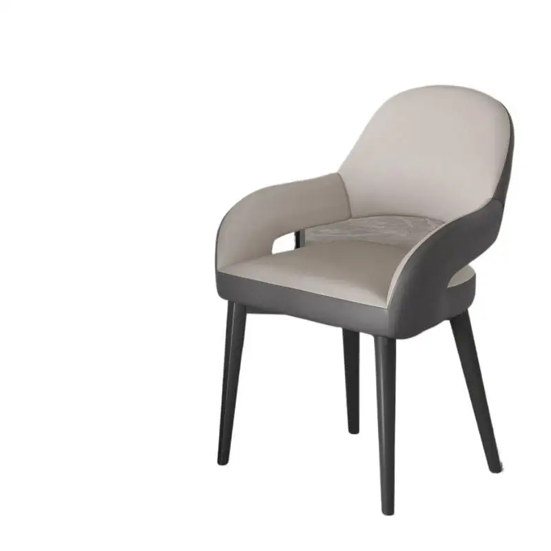 Home leisure comfortable leather dining table and chairs Nordic restaurant modern simple hotel negotiation chair
Home leisure comfortable leather dining table and chairs Nordic restaurant modern simple hotel negotiation chair