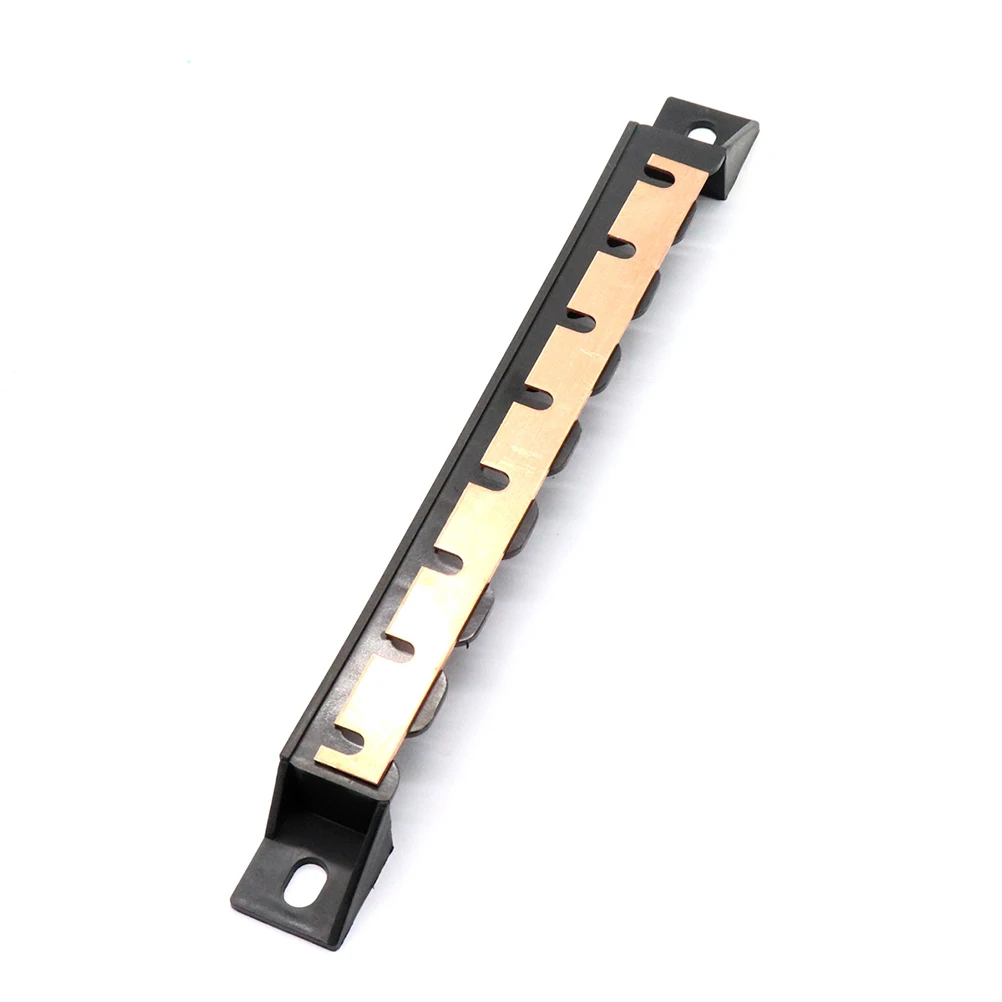 E5 8-Slot Circuit Breaker Mounting Bracket Copper Busbar Set for Truck Yacht RV Power System (Black)
E5 8-Slot Circuit Breaker Mounting Bracket Copper Busbar Set for Truck Yacht RV Power System (Black)