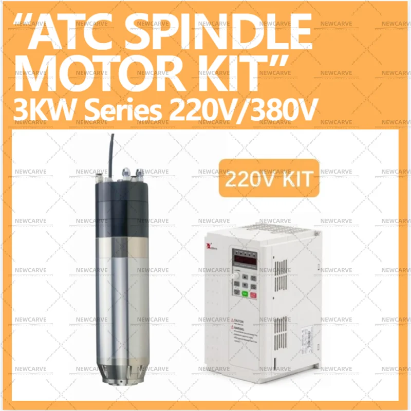 Spindle Motor + VFD Kit A
Spindle Motor + VFD Kit A