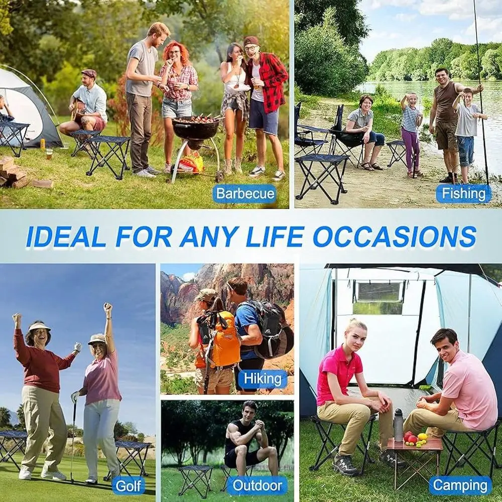 Camping Stool Portable Chair Foldable Stool Adults Fishing Hiking Gardening And Beach With Carry BagCamouflage
Camping Stool Portable Chair Foldable Stool Adults Fishing Hiking Gardening And Beach With Carry BagCamouflage