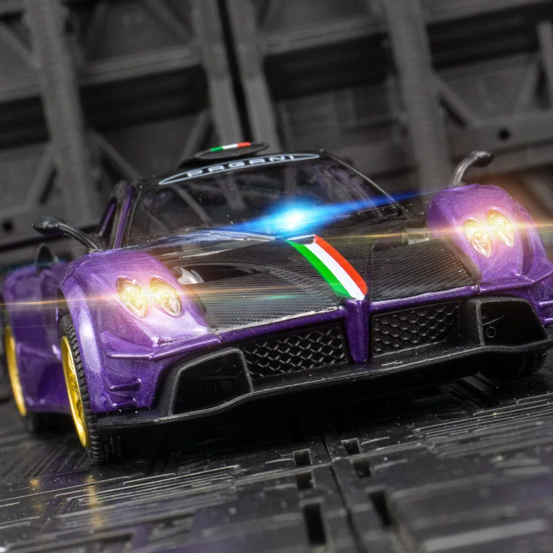 CCA 1:31 Simulation Pagani Zonda Alloy Car Model doors can be opened has sound and lighting rich in details, finely crafted
CCA 1:31 Simulation Pagani Zonda Alloy Car Model doors can be opened has sound and lighting rich in details, finely crafted