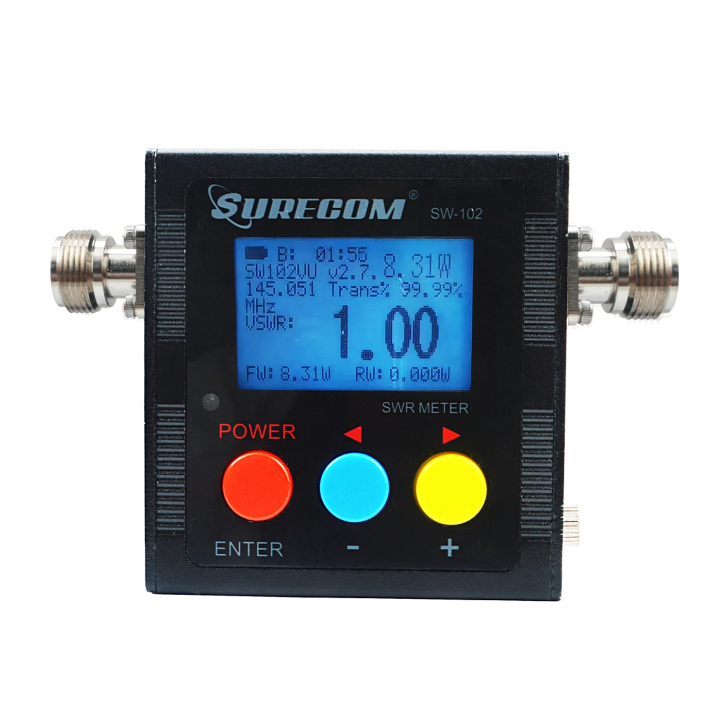 SURECOM SW-102 V.S.W.R & Power Meter VHF/UHF 125-525MHz 120W Surecom Walkie Talkie Power SWR Meter
SURECOM SW-102 V.S.W.R & Power Meter VHF/UHF 125-525MHz 120W Surecom Walkie Talkie Power SWR Meter