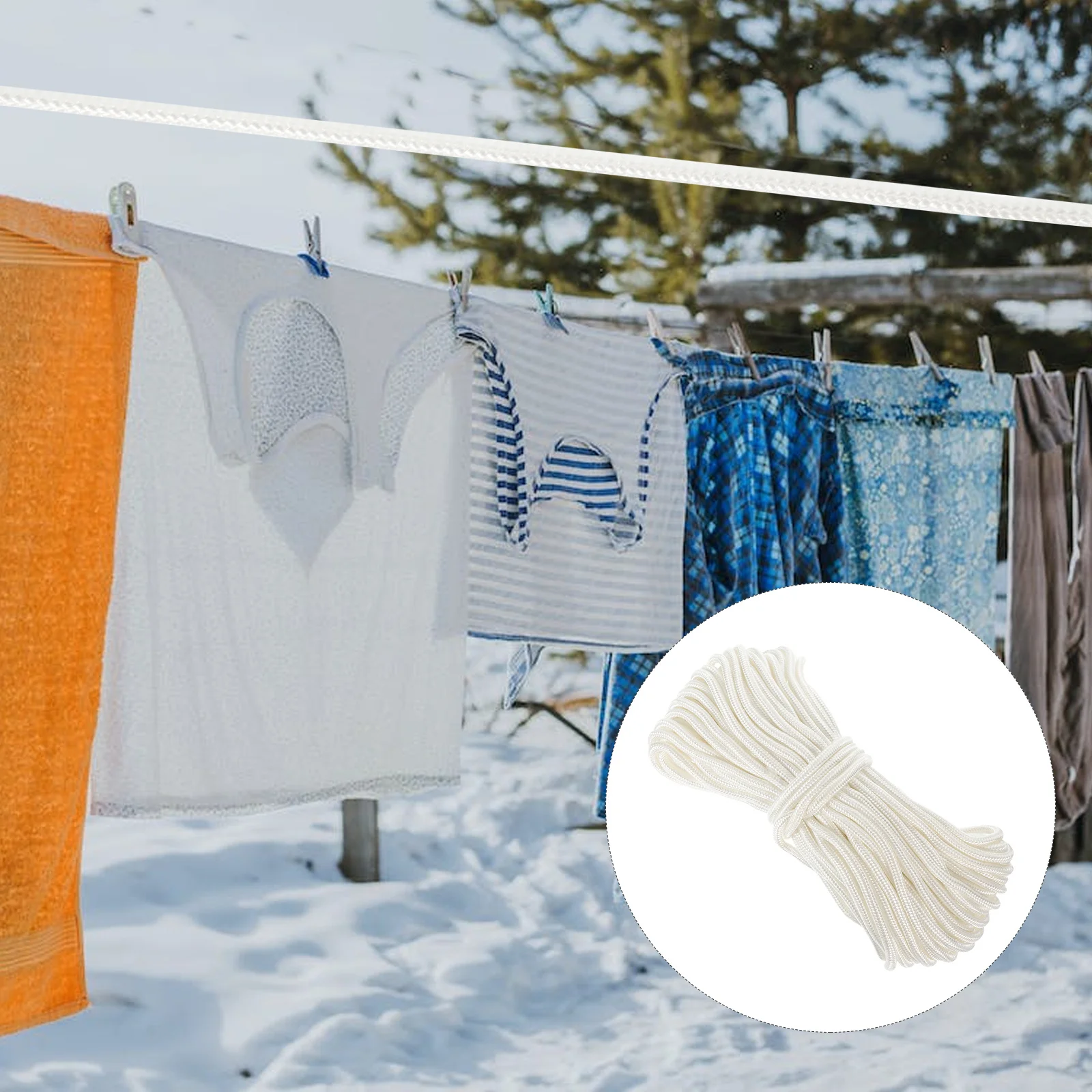 30M 6Mm Nylon Weather Resistant Heavy Duty Camping Outdoor Sports Clothesline Clothesline Rope Solid Utility Rope
30M 6Mm Nylon Weather Resistant Heavy Duty Camping Outdoor Sports Clothesline Clothesline Rope Solid Utility Rope