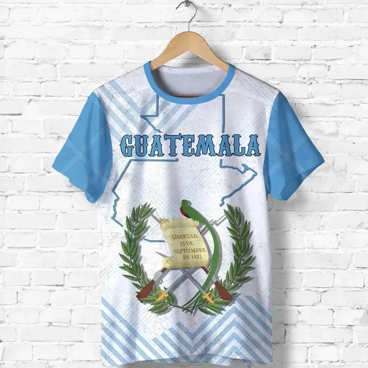 Guatemala Flag & Coat of Arms Graphic Tee Summer Casual Pullover Men's Fashion Loose T-shirts Boy Oversized Short Sleeves Tops
Guatemala Flag & Coat of Arms Graphic Tee Summer Casual Pullover Men's Fashion Loose T-shirts Boy Oversized Short Sleeves Tops
