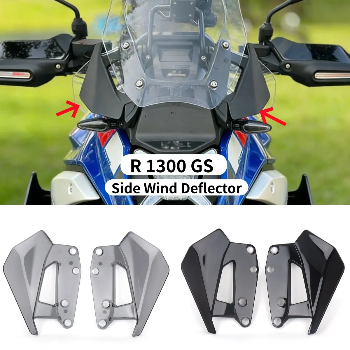 For BMW R1300GS R 1300 GS Side Wind Deflectors Motorcycle PC Spoiler Windshield Wind Screen GS1300 R1300 GS R 1300GS 2023 2024
For BMW R1300GS R 1300 GS Side Wind Deflectors Motorcycle PC Spoiler Windshield Wind Screen GS1300 R1300 GS R 1300GS 2023 2024