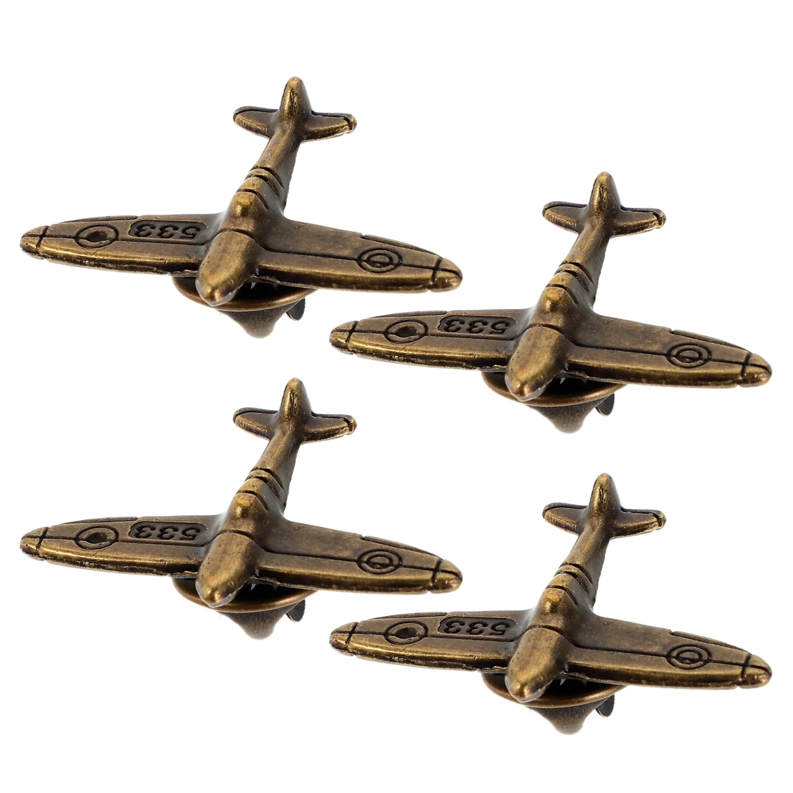 4pcs Airplane Brooch Pin Dark Brown Lightweight Suit Lapel Jewelry For Men Women Aviation Accessories Flight Theme Collar Clip
4pcs Airplane Brooch Pin Dark Brown Lightweight Suit Lapel Jewelry For Men Women Aviation Accessories Flight Theme Collar Clip